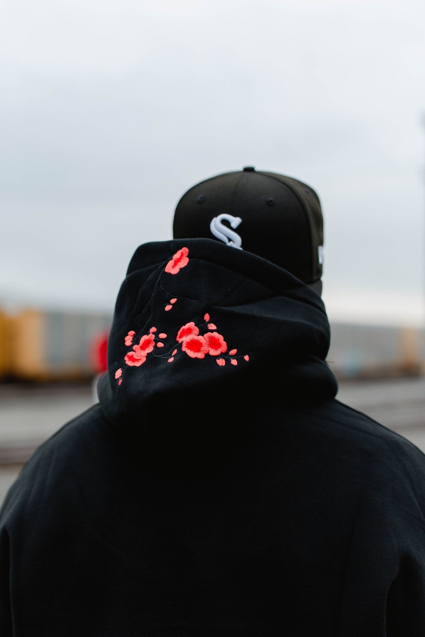Black / Red Blossom V2 //// Hoodie - KOKA Dept.