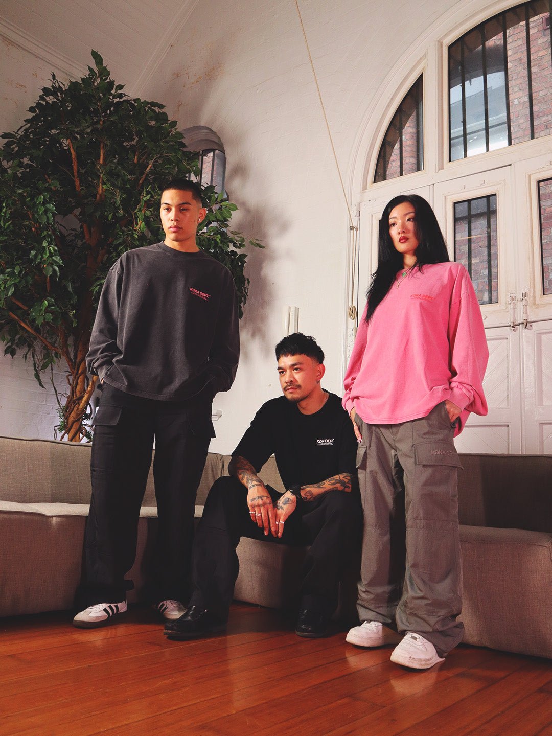 Core Washed Long Sleeve - Black - KOKA Dept.