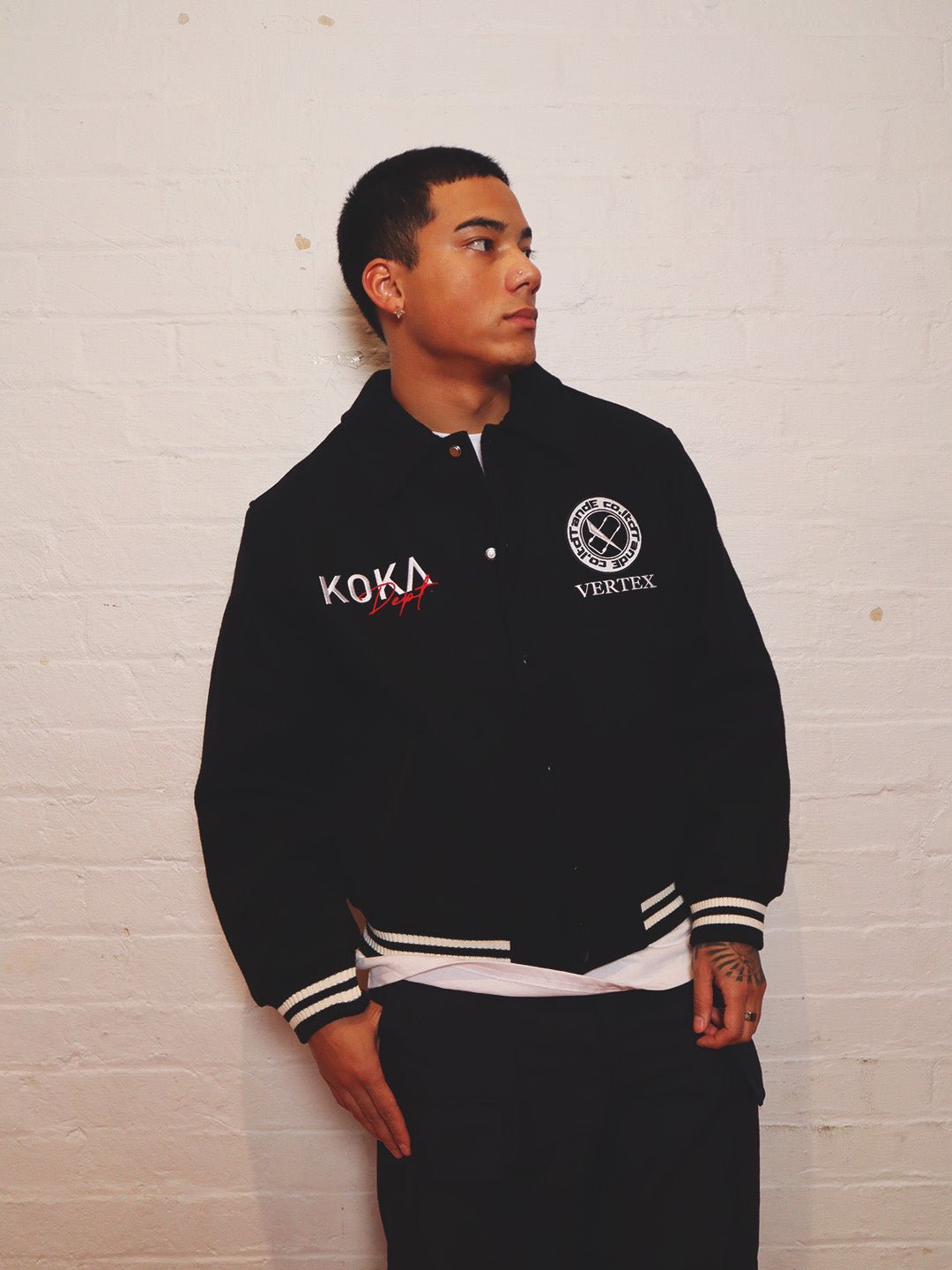 Vertex x KOKA Dept // Varsity Bomber Jacket - KOKA Dept.