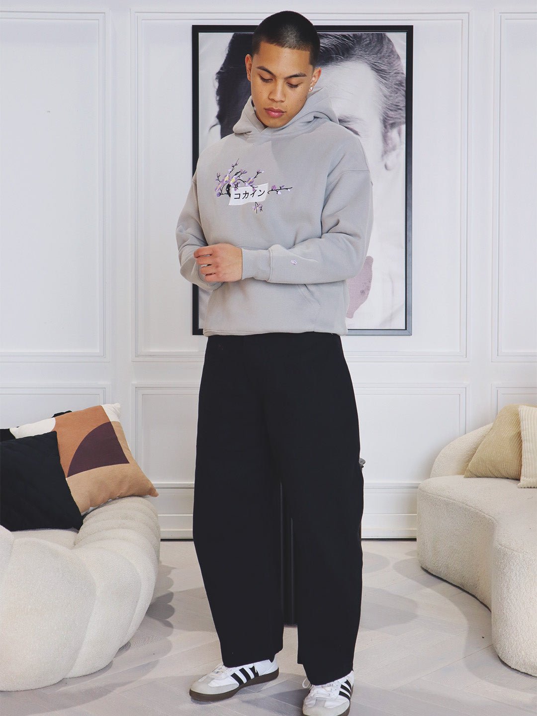 Barrel Leg Pants - Black - KOKA Dept.