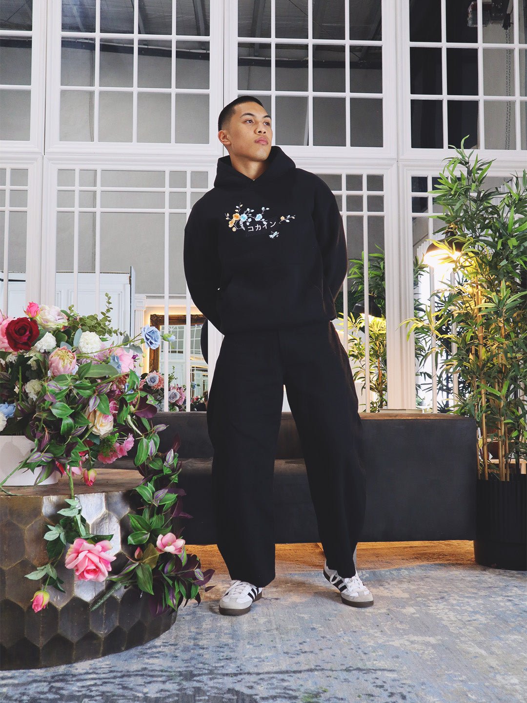 Barrel Leg Pants - Black - KOKA Dept.