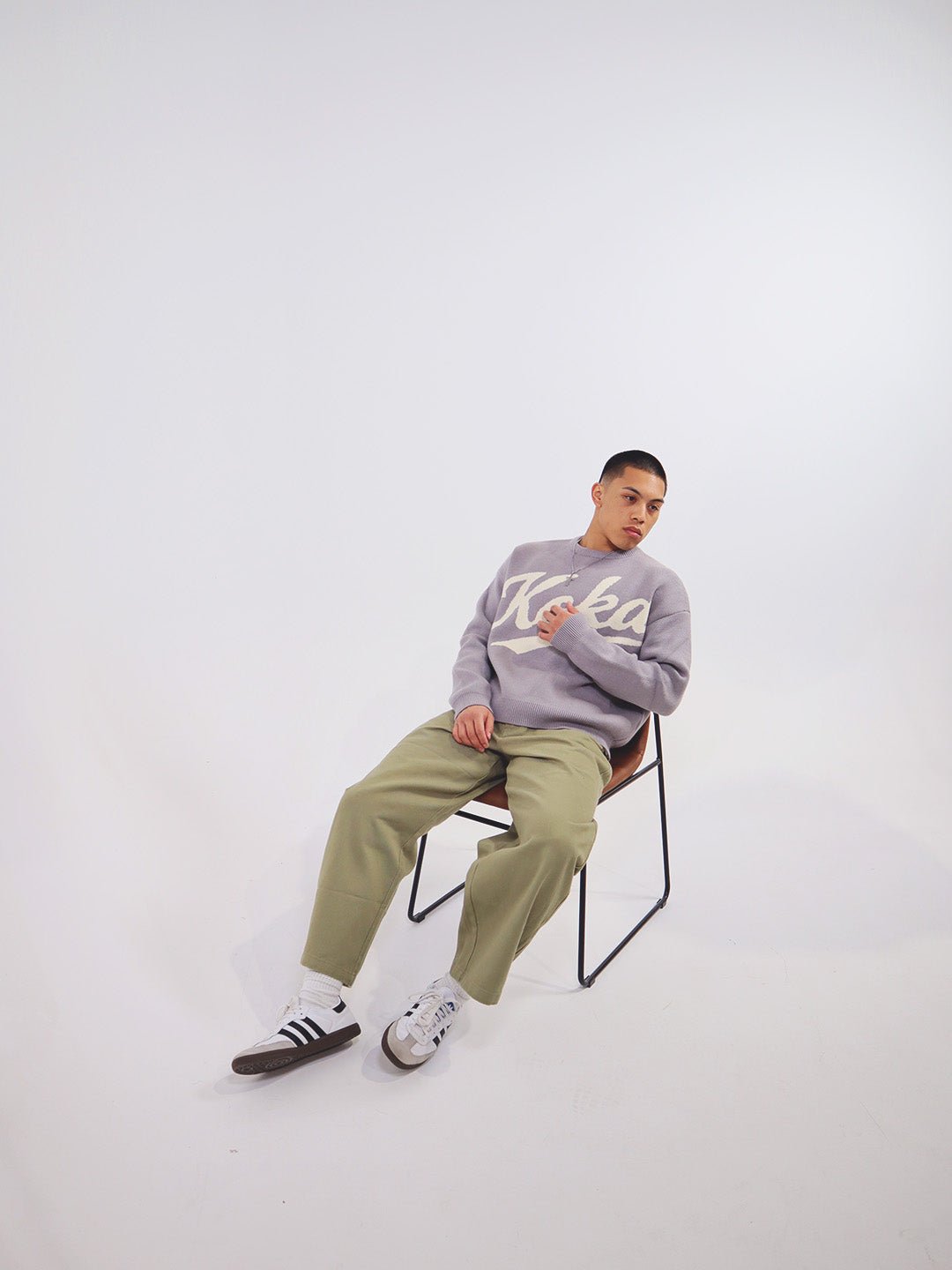 Barrel Leg Pants - Army Green - KOKA Dept.