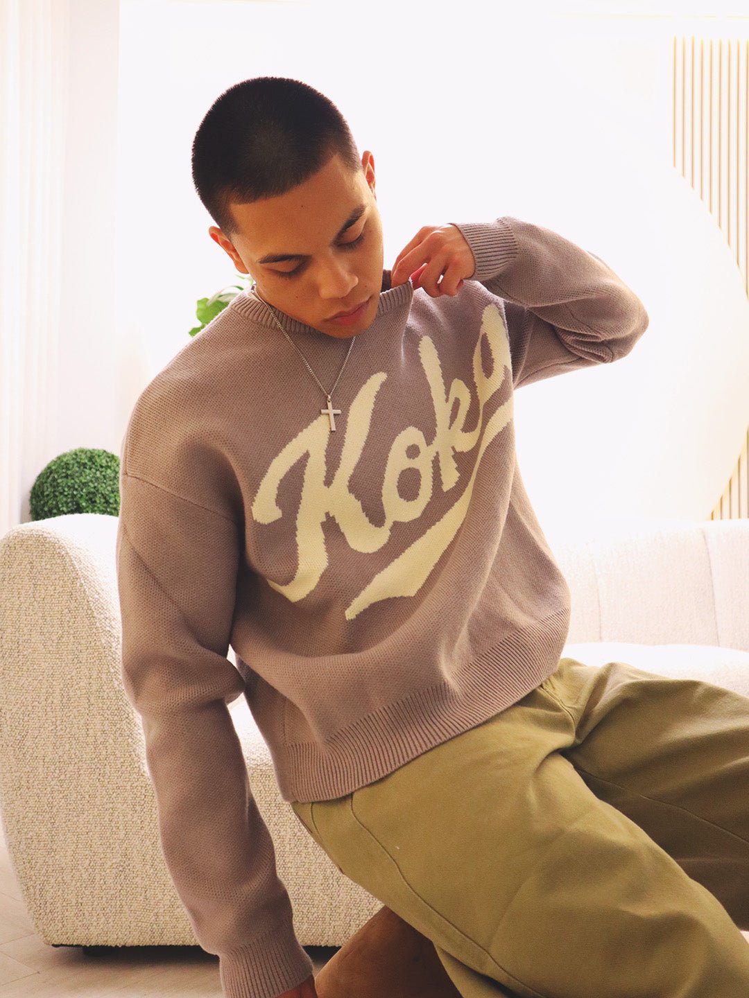 Knit Sweater - Grey - KOKA Dept.
