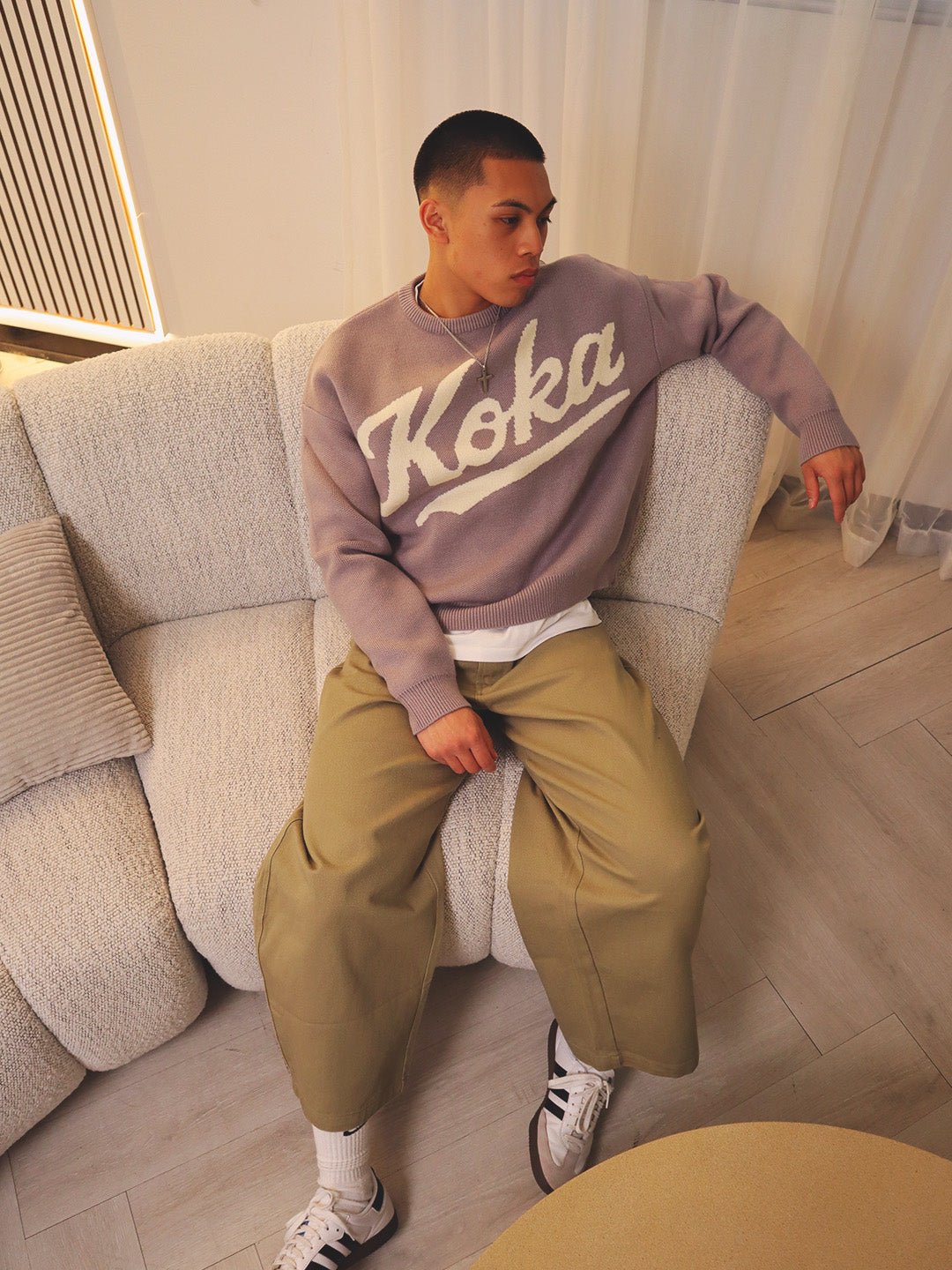 Barrel Leg Pants - Army Green - KOKA Dept.