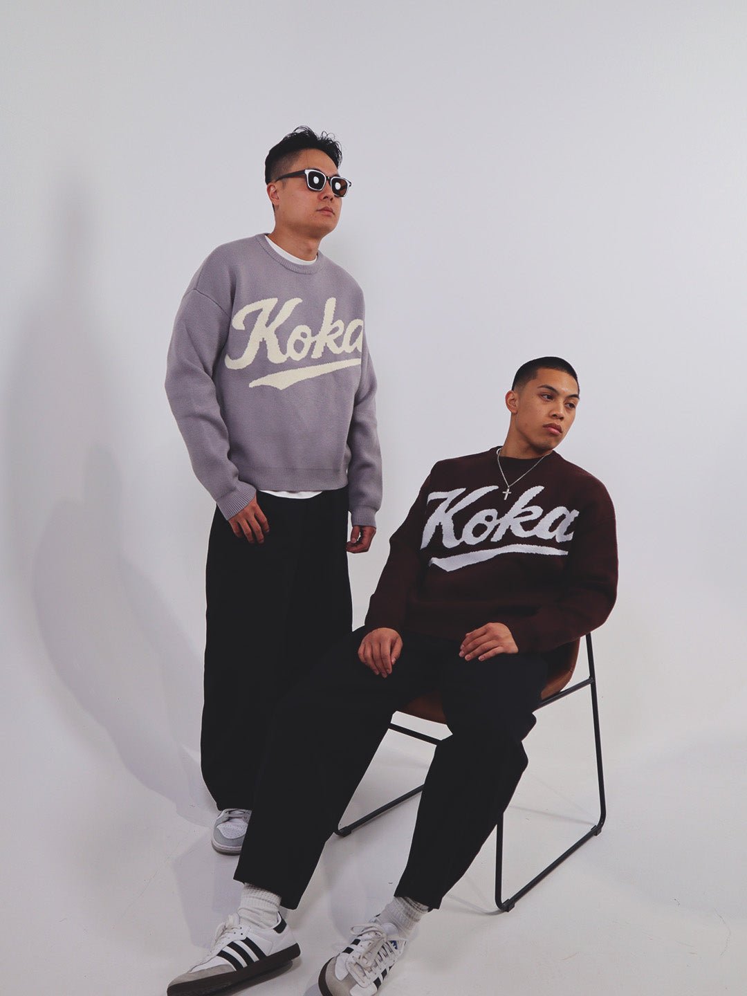 Knit Sweater - Coffee - KOKA Dept.