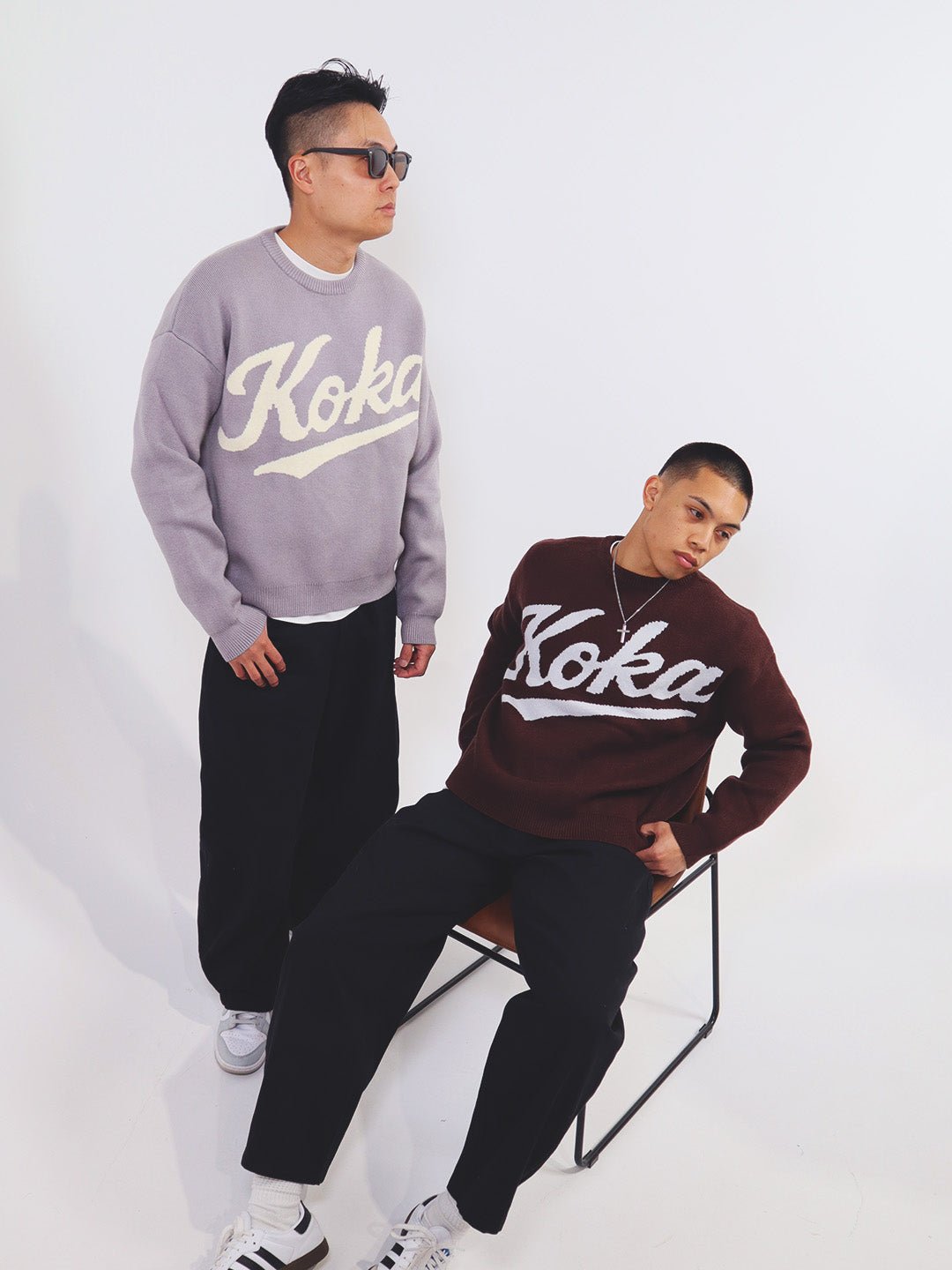 Knit Sweater - Coffee - KOKA Dept.