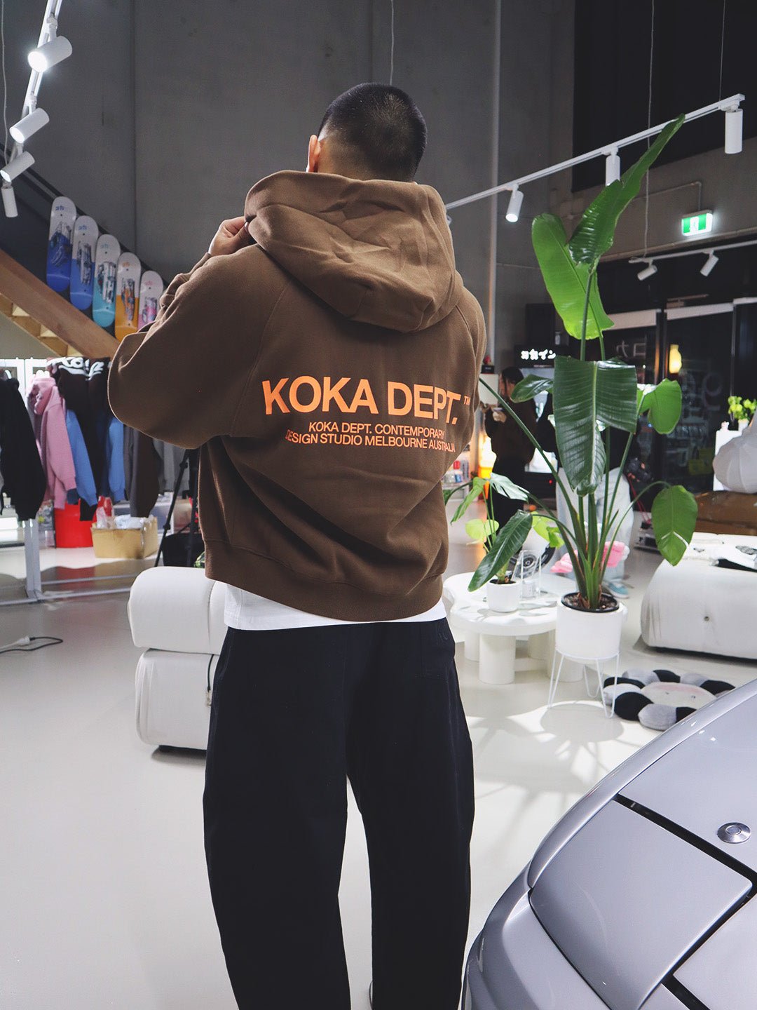 Core Zip Up Hoodie - Coffee - KOKA Dept.