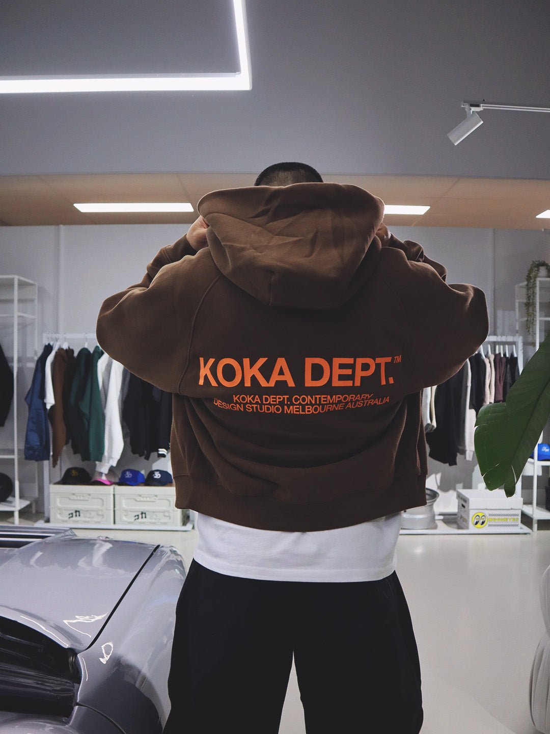 Core Zip Up Hoodie - Coffee - KOKA Dept.