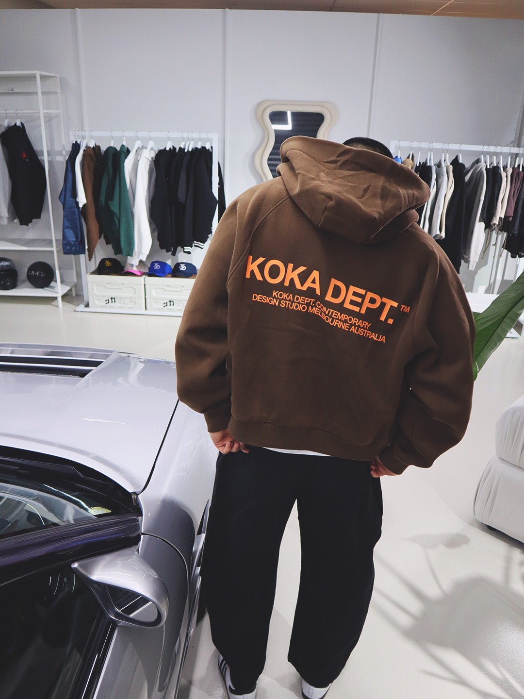 Core Zip Up Hoodie - Coffee - KOKA Dept.