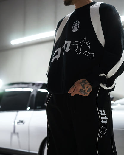 Team Jersey Sweater // BLACK