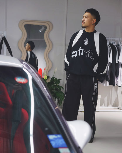 Team Jersey Sweater // BLACK