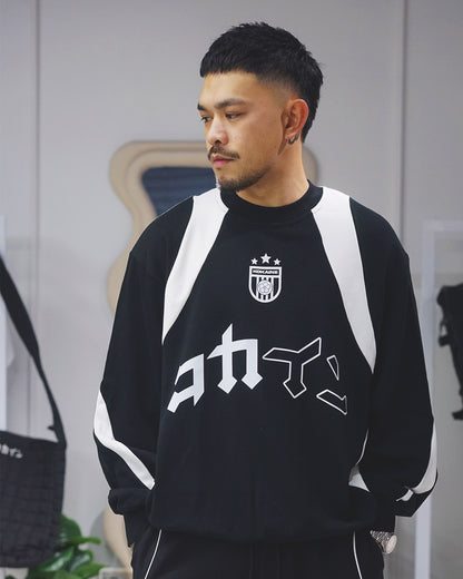 Team Jersey Sweater // BLACK