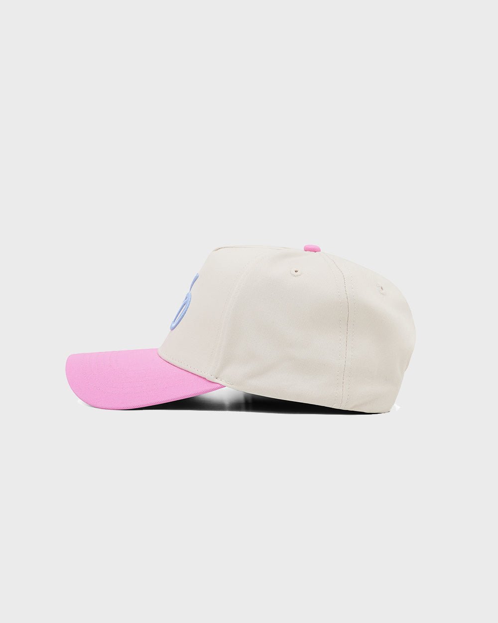 "KD" A-Frame Hat - Cream/Pink - KOKA Dept.