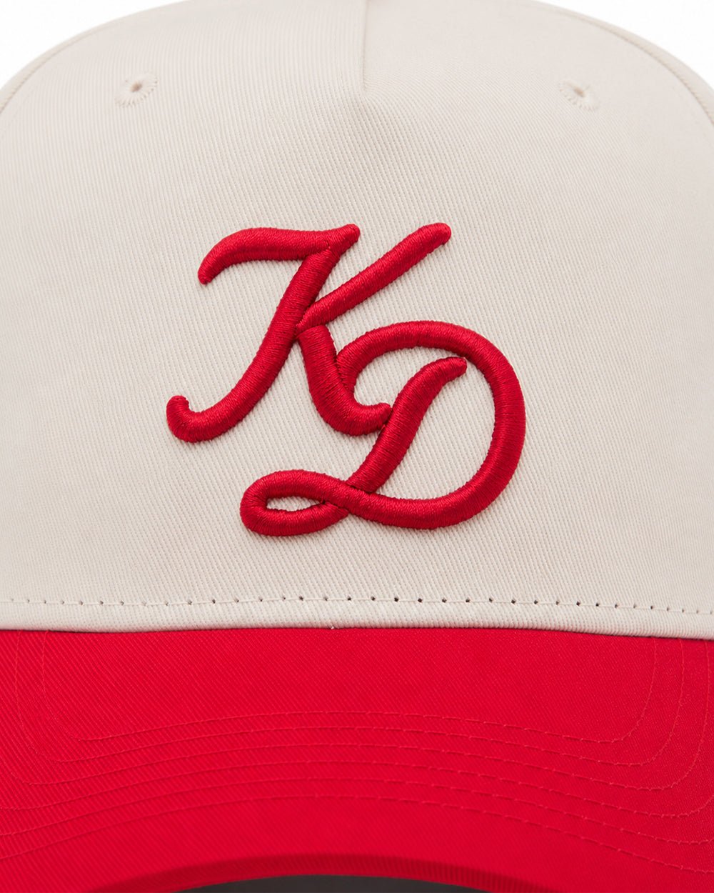 "KD" A-Frame Hat - Red / Cream - KOKA Dept.
