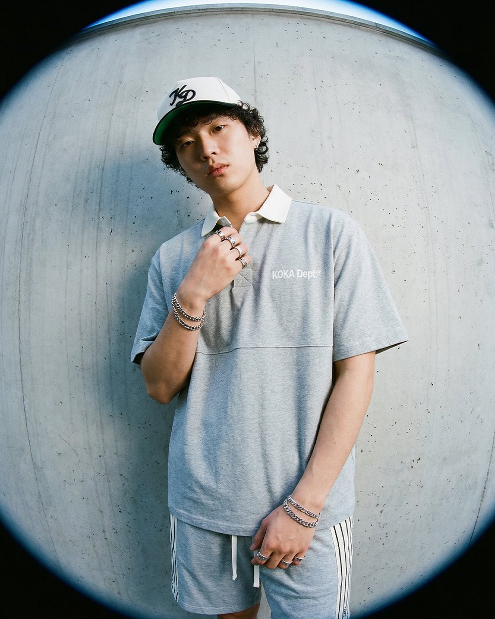 "KD" A - Frame Hat - Cream/Black - KOKA Dept.