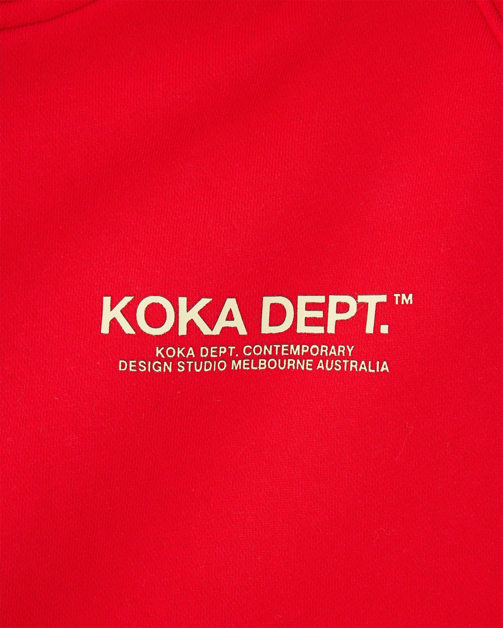 Core Zip Up Hoodie - Tonal Red - KOKA Dept.