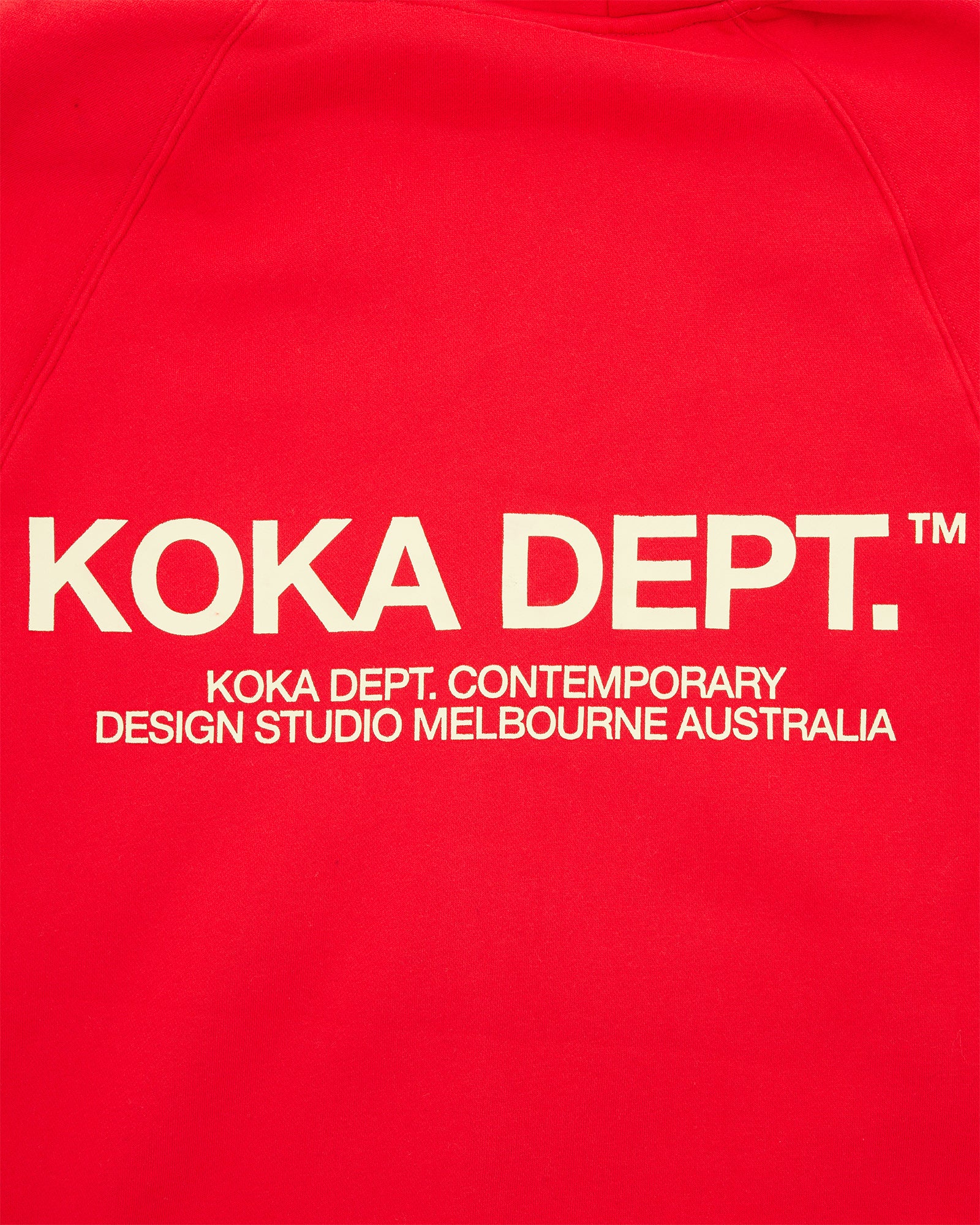 Core Zip Up Hoodie - Tonal Red - KOKA Dept.