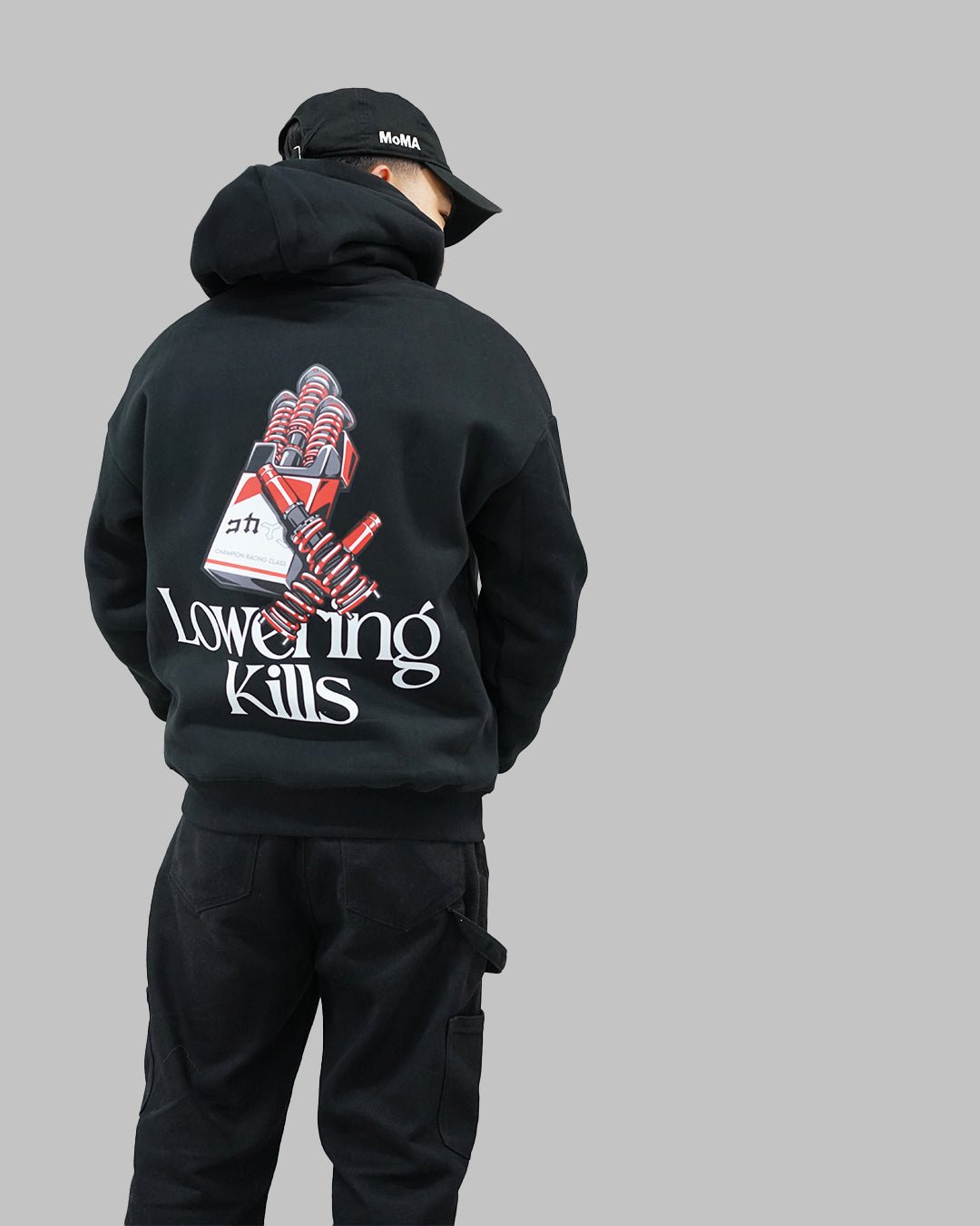 "Lowering Kills" Hoodie // BLACK - KOKA Dept.