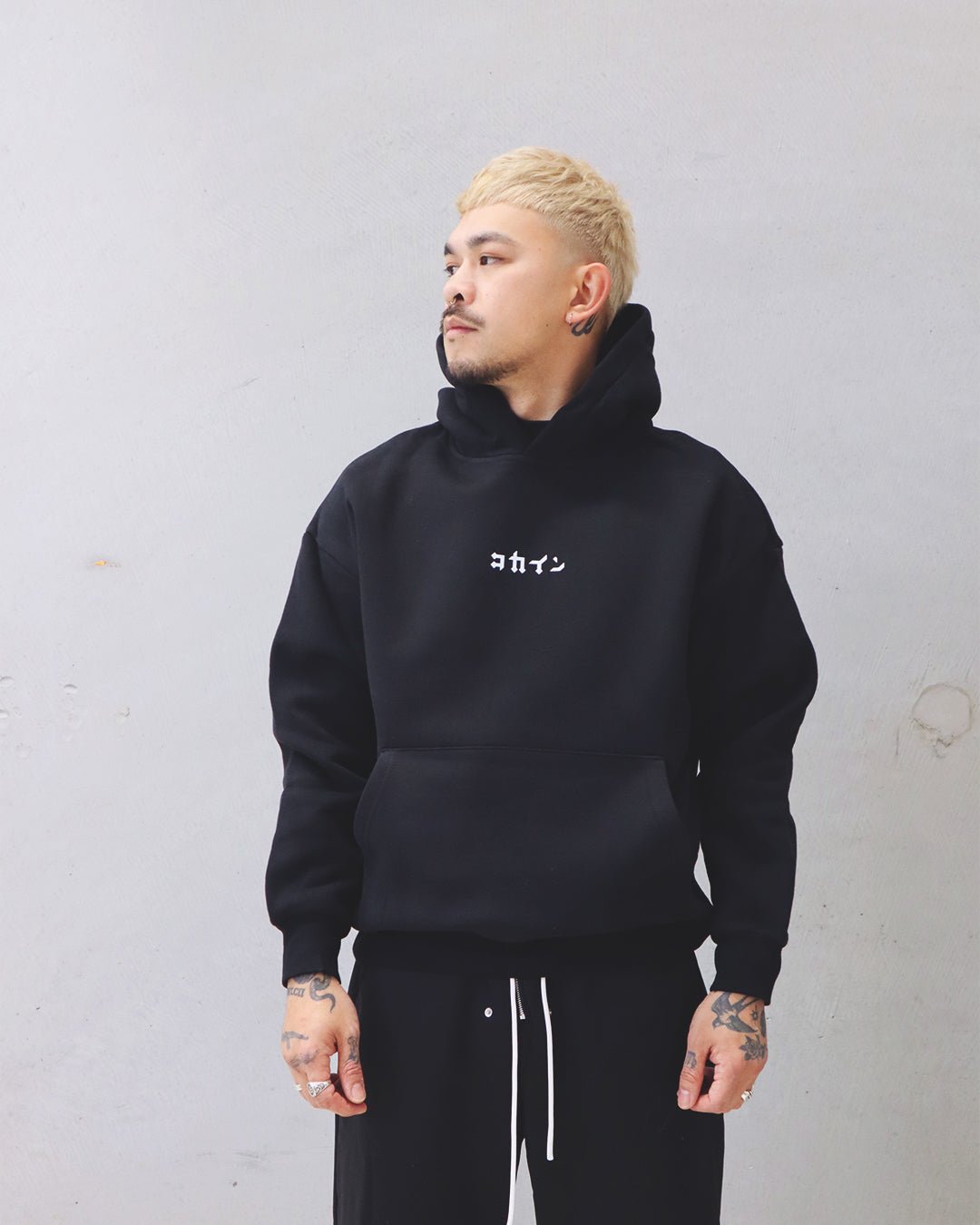 "Dream Chaser" Orange Hoodie // BLACK - KOKA Dept.