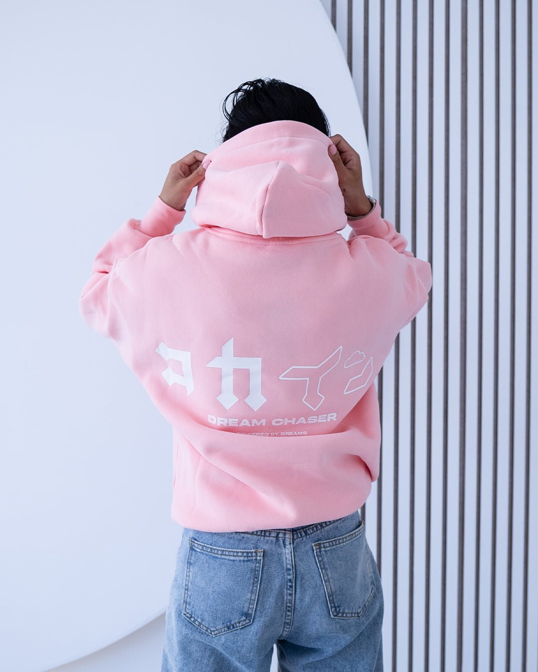 "Dream Chaser" Hoodie // Pastel Pink - KOKA Dept.