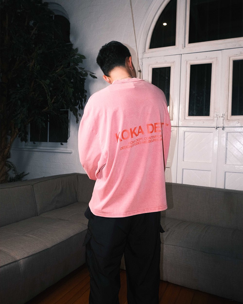 Core Washed Long Sleeve - Pink - KOKA Dept.