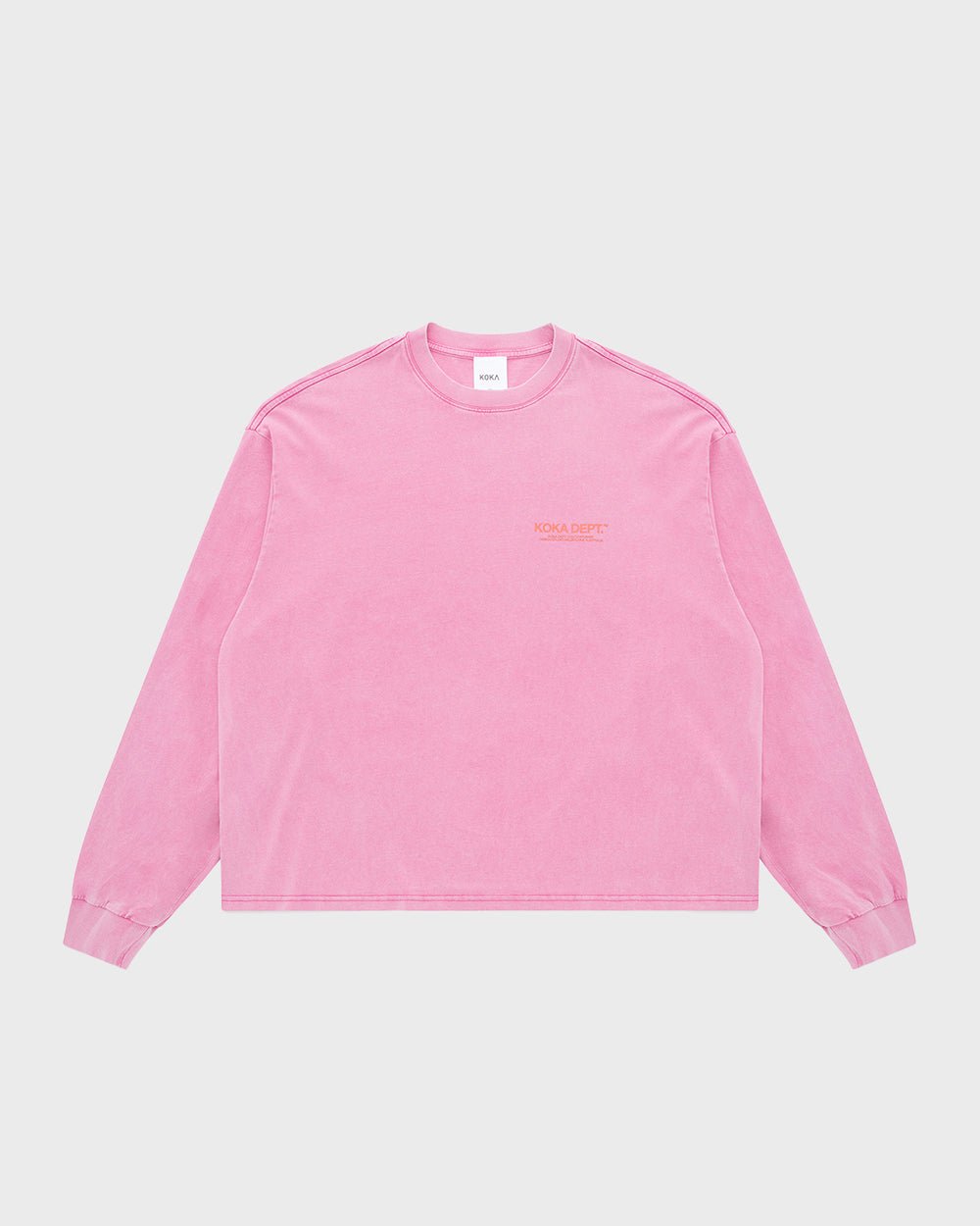 Core Washed Long Sleeve - Pink - KOKA Dept.