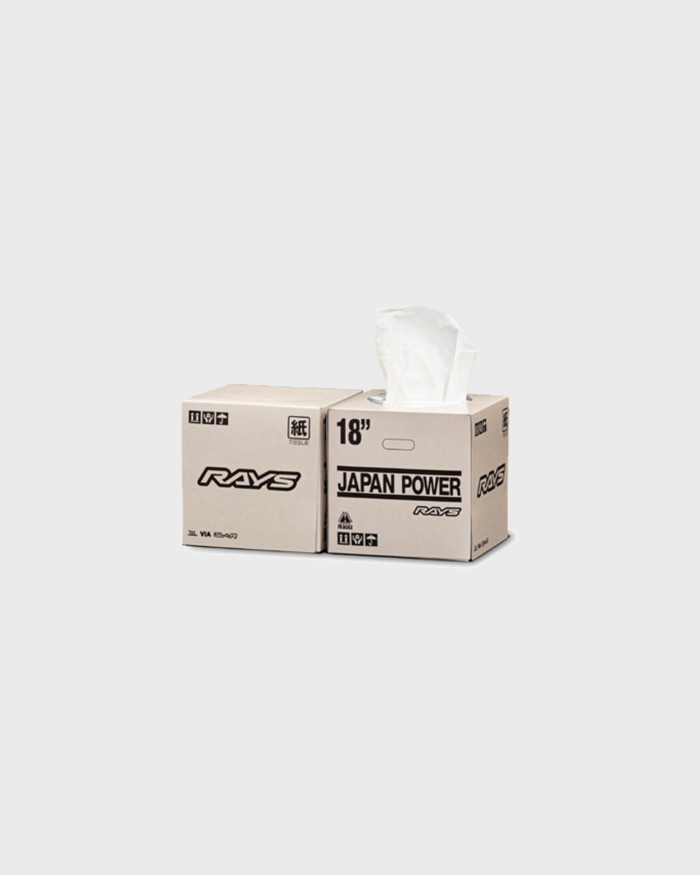 Rays WHEEL PACKAGE TISSUE BOX 24S IVORY - KOKA Dept.