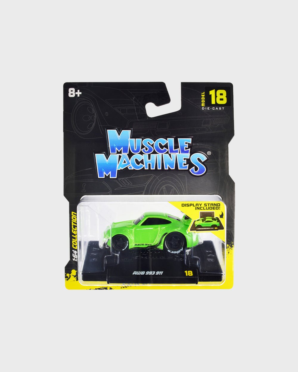 Muscle Machines 1:64 RWB 993 911 – Green - KOKA Dept.