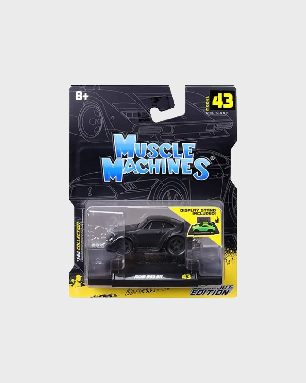 Muscle Machines 1:64 RWB 993 911 – Blackout Edition – Series 8 43 - KOKA Dept.