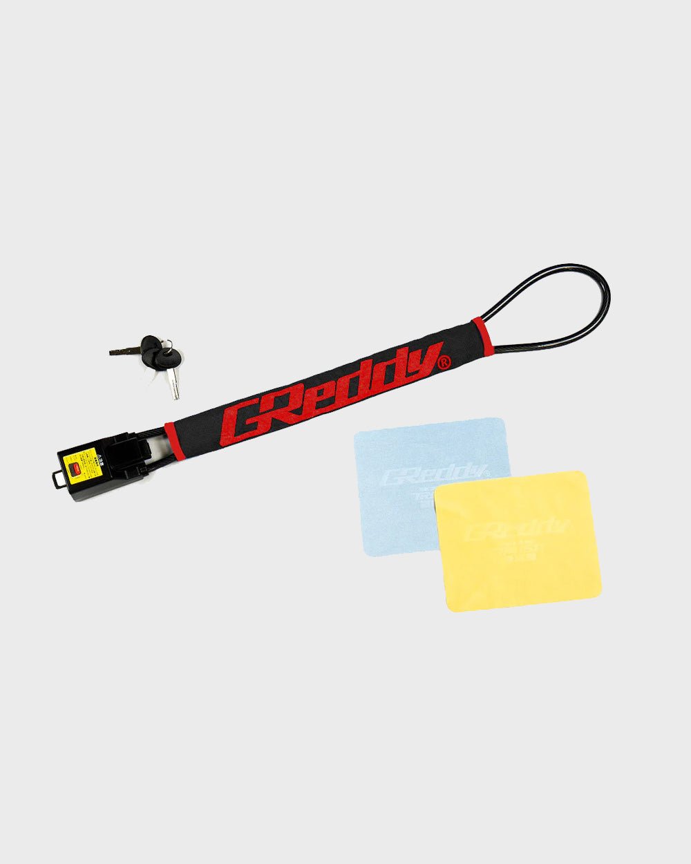 GReddy Steering Lock - Black / Red - KOKA Dept.