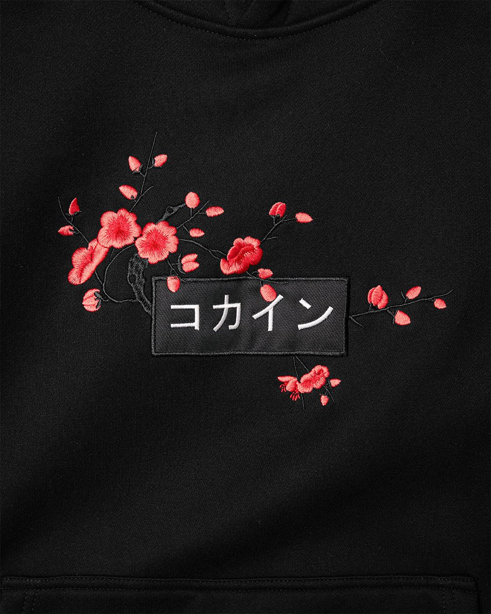 Black / Red Blossom V2 //// Hoodie - KOKA Dept.