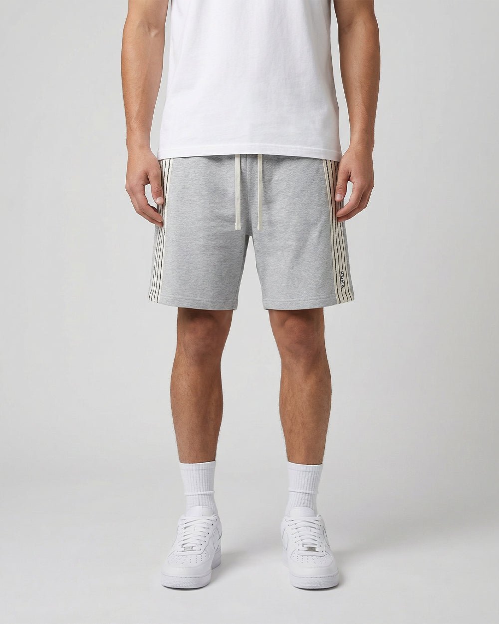 Premium Stripe Shorts // GREY - KOKA Dept.