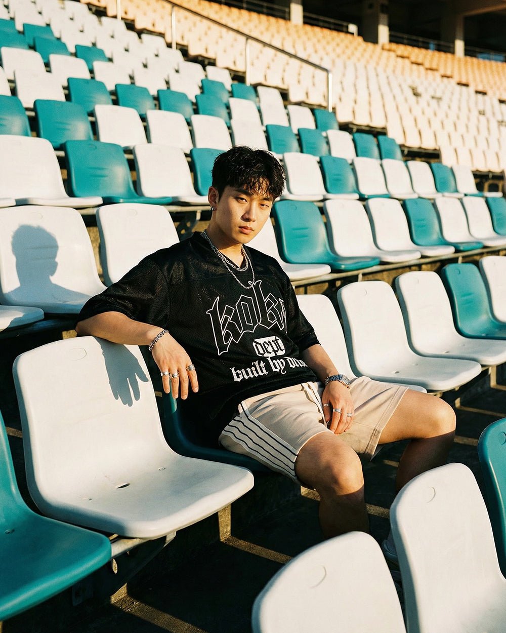 Premium Stripe Shorts // LATTE - KOKA Dept.