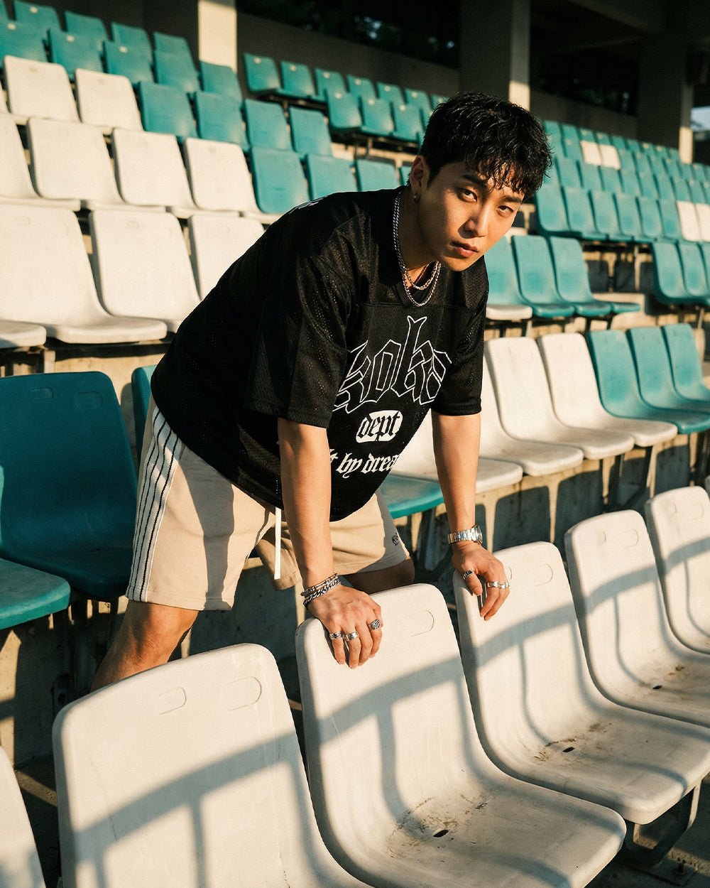 Premium Stripe Shorts // LATTE - KOKA Dept.