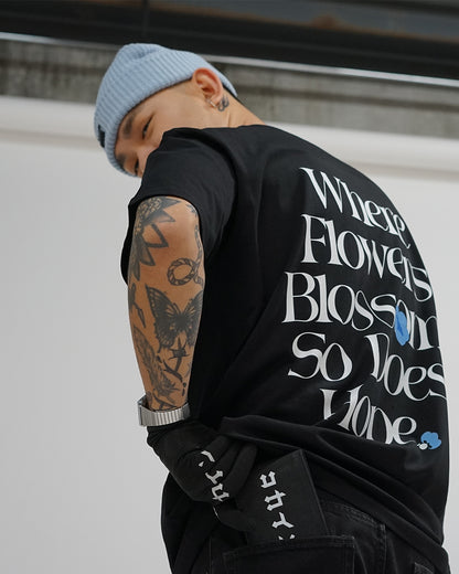 Powder Blue "Logo" Beanie ///