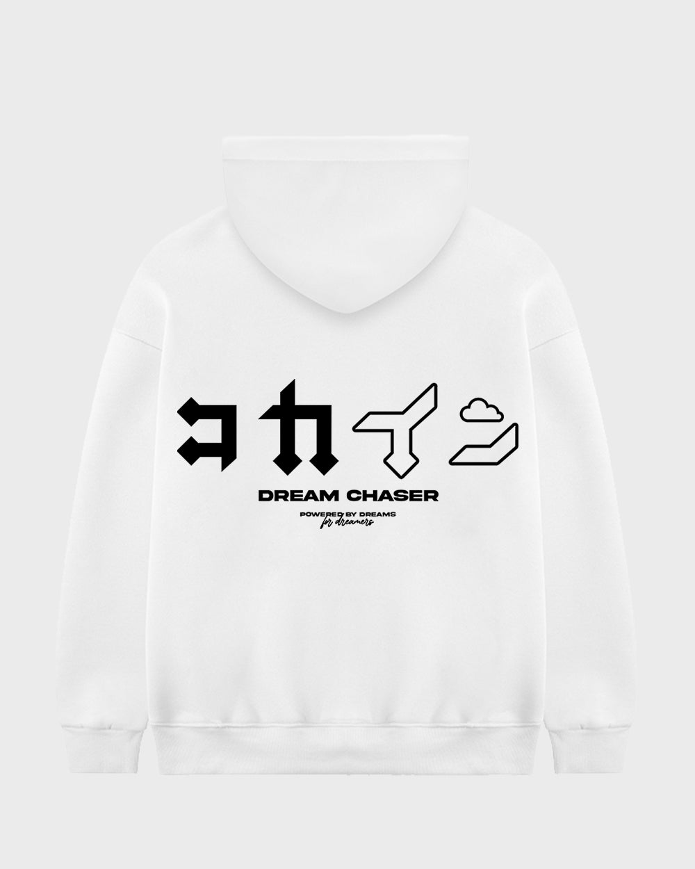 "Dream Chaser" Hoodie // Championship White