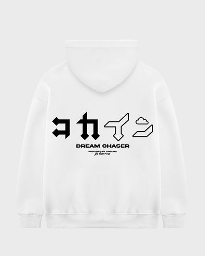 "Dream Chaser" Hoodie // Championship White