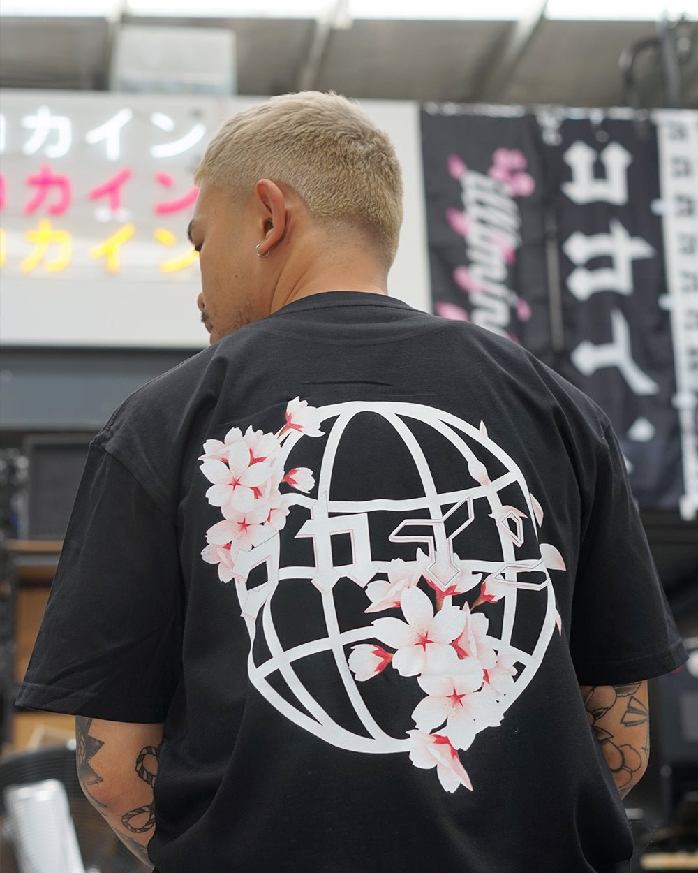 "Blossom The World" T Shirt // Black - KOKA Dept.