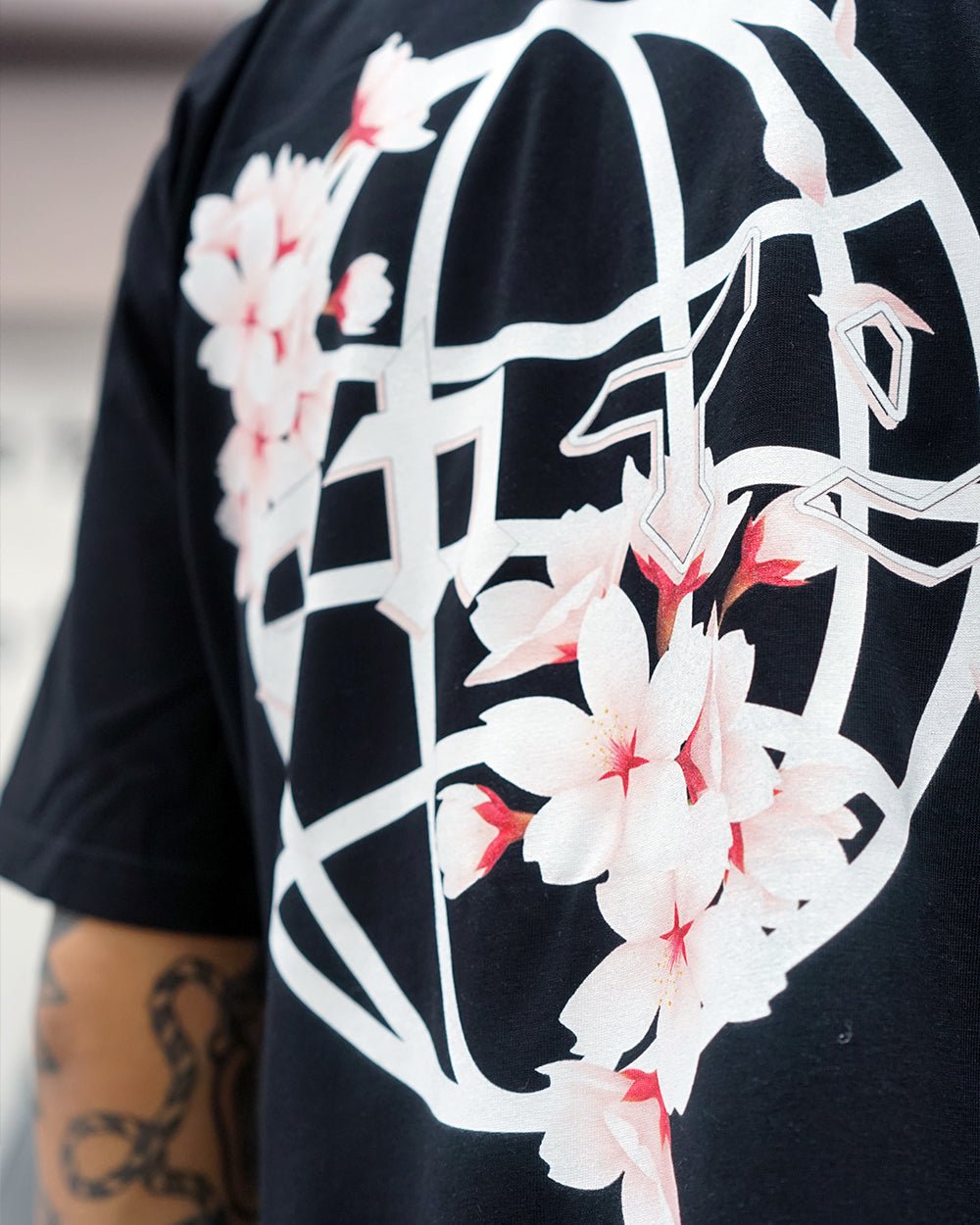 "Blossom The World" T Shirt // Black - KOKA Dept.