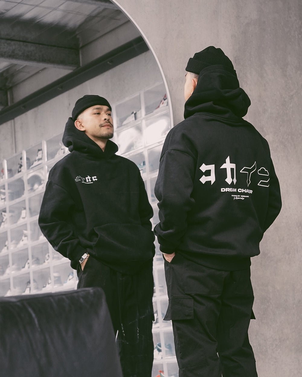 "Dream Chaser" Hoodie // BLACK - KOKA Dept.