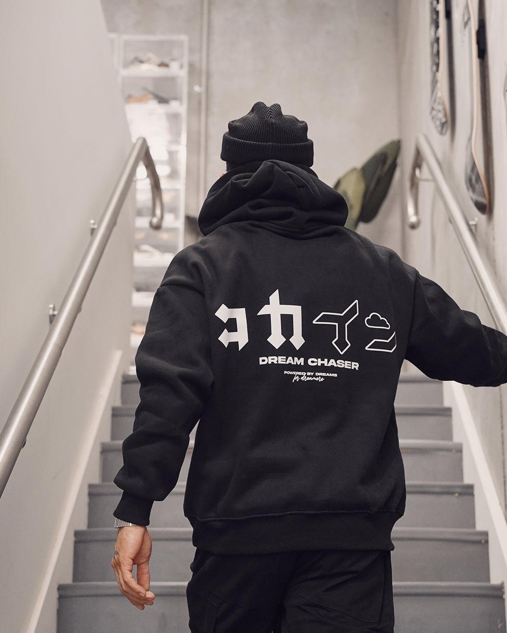 "Dream Chaser" Hoodie // BLACK - KOKA Dept.