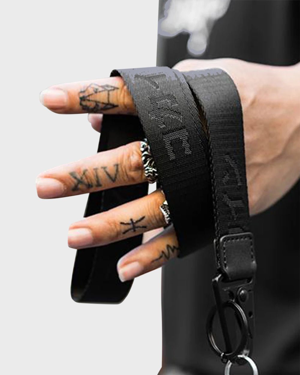 Lanyard 'Black With Black Logo' //// Nylon - KOKA Dept.