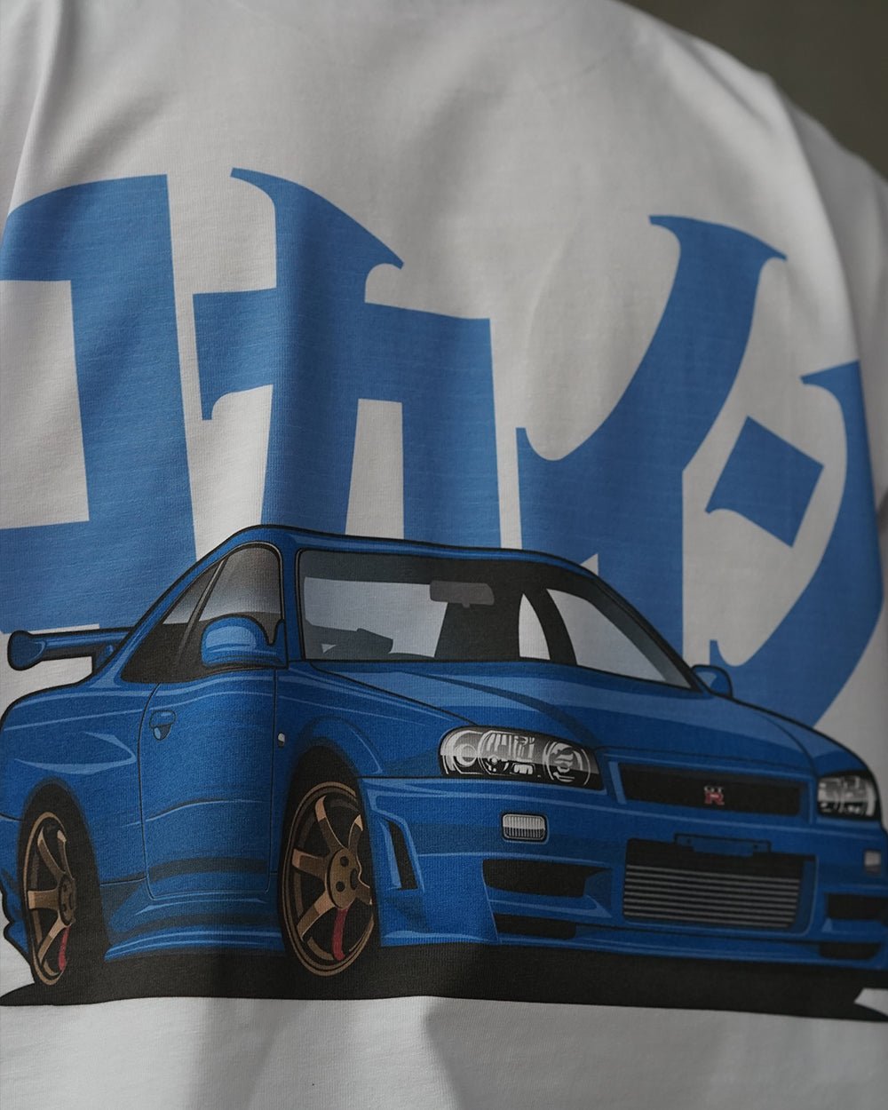R34 GTR "Love Yours" T Shirt // White - KOKA Dept.