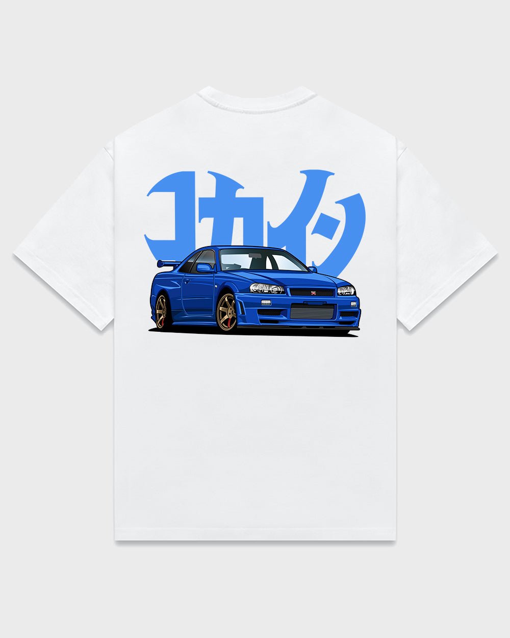 R34 GTR "Love Yours" T Shirt // White - KOKA Dept.