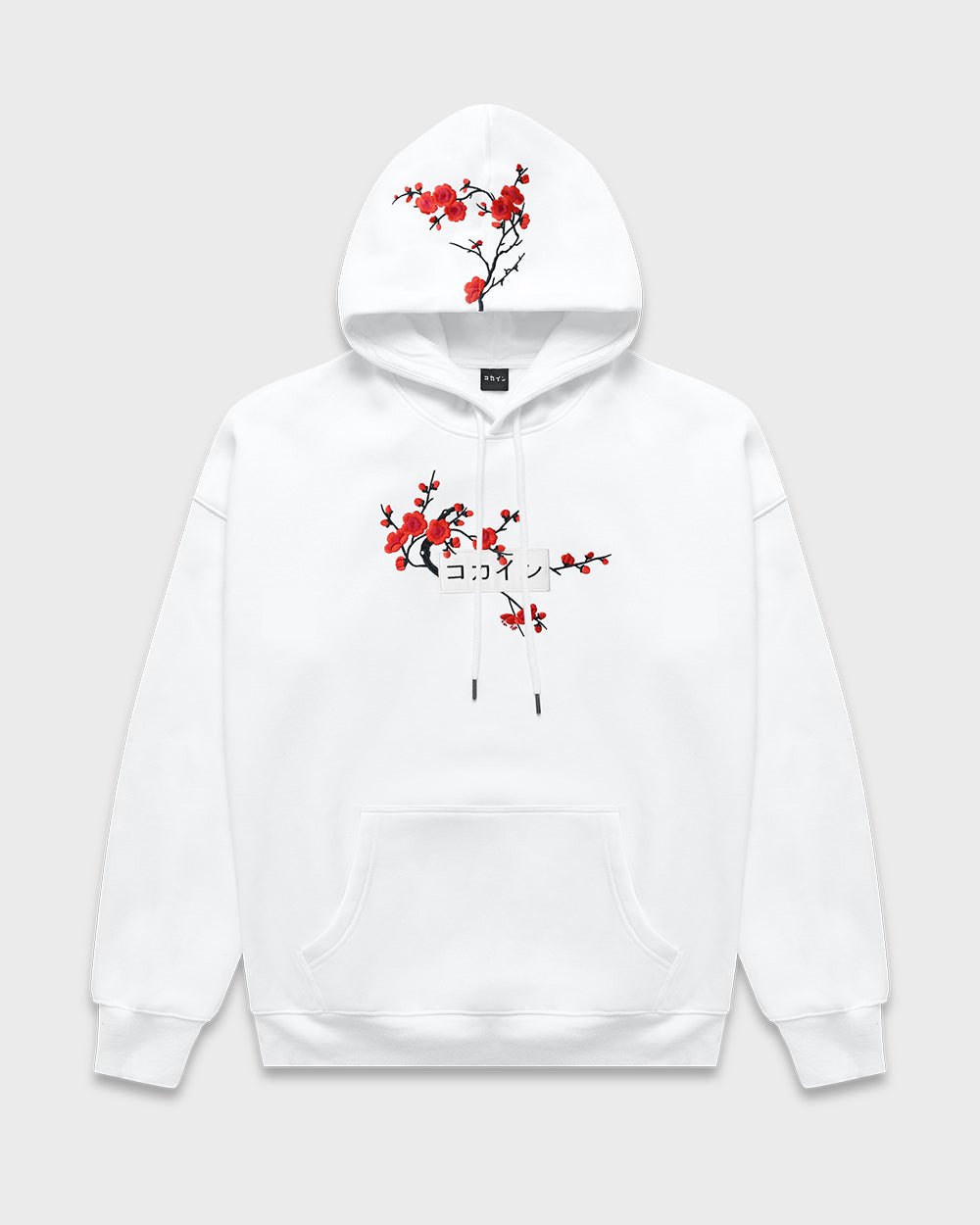 White Red Blossom V1 //// Hoodie - KOKA Dept.