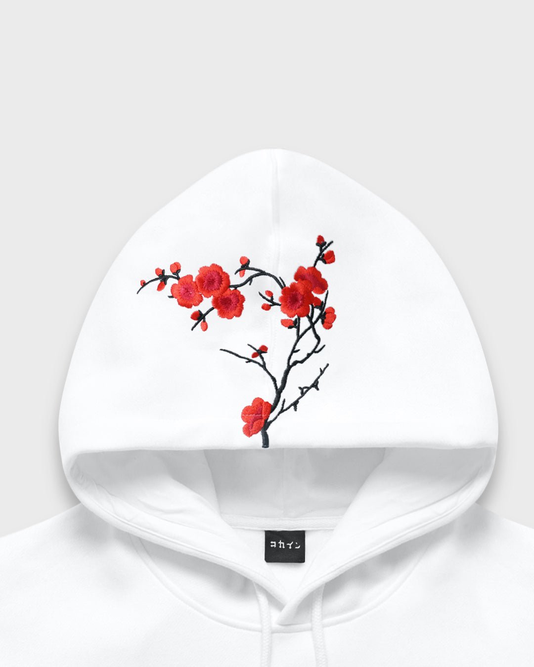 White Red Blossom V1 //// Hoodie - KOKA Dept.